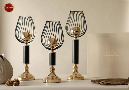 Elysian Antique Vintage Pillar Candle Stand (Large)