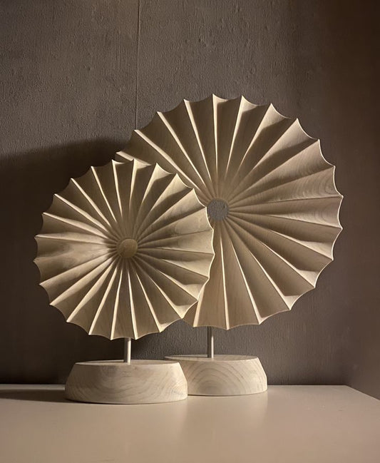 Wabi Sabi Wooden Showpieces (Set of 2)