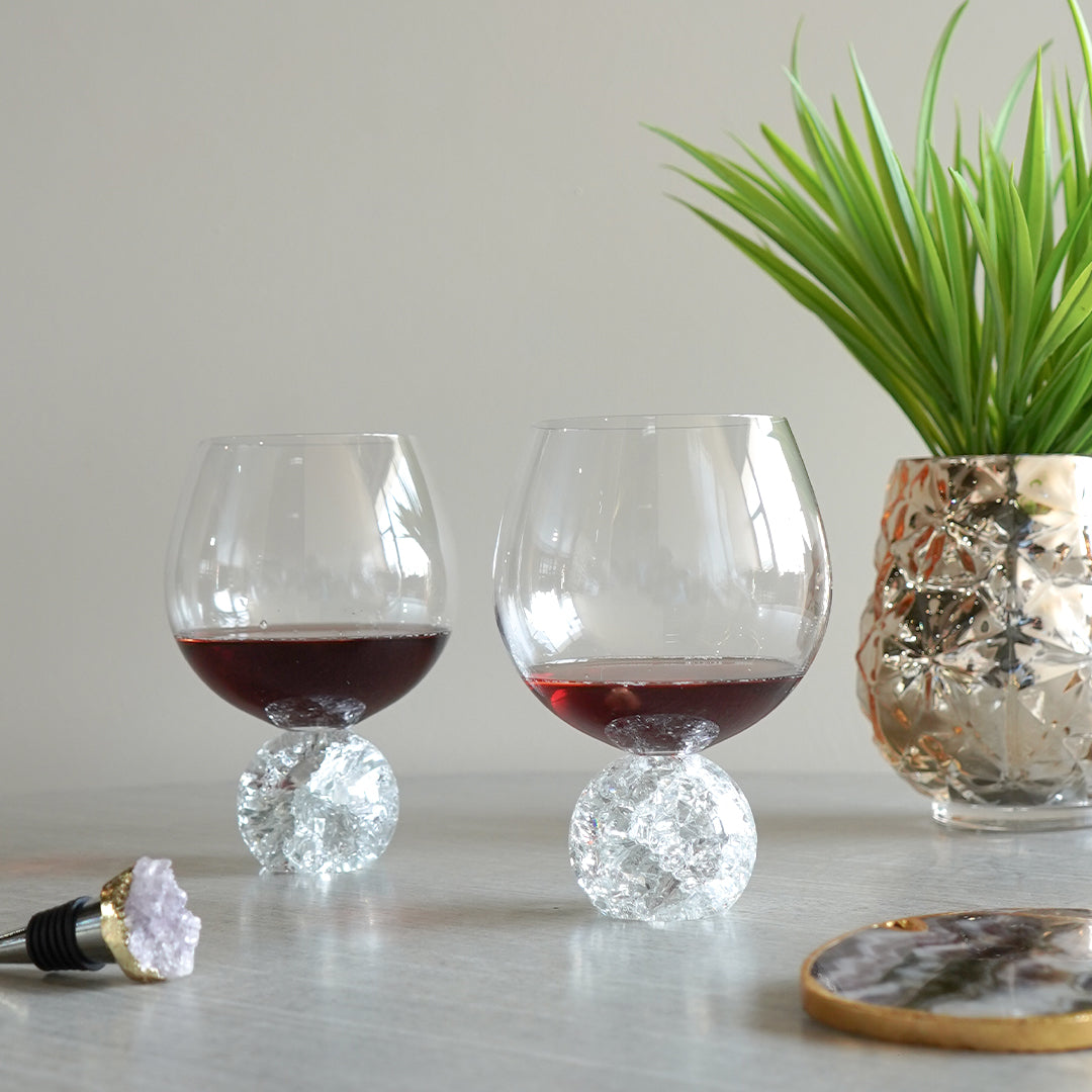 Caleo Home Bar Gin/Beer Goblet Glasses (Set of 4)
