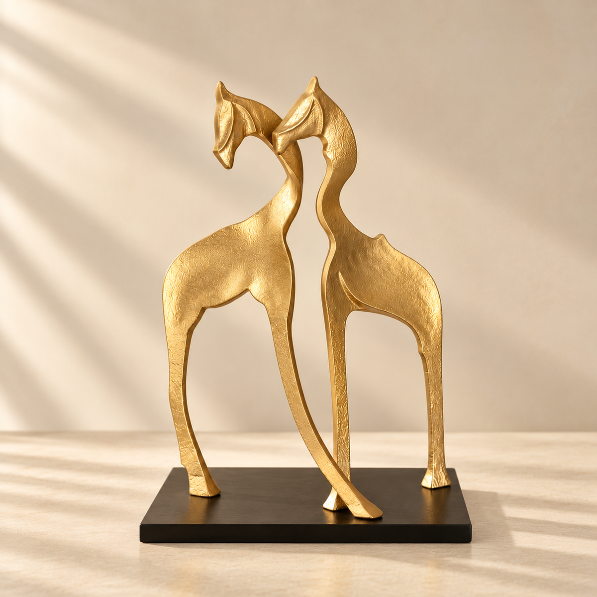 Bonded Horses Tabletop Metal Showpiece