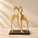 Bonded Horses Tabletop Metal Showpiece