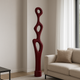 Aman Abstract Red Sculpture for Living Room (6 Feet)