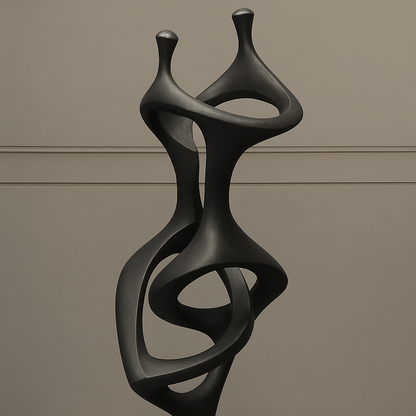 Melia Dancing Large Metal Courtyard Sculpture (6 Feet)