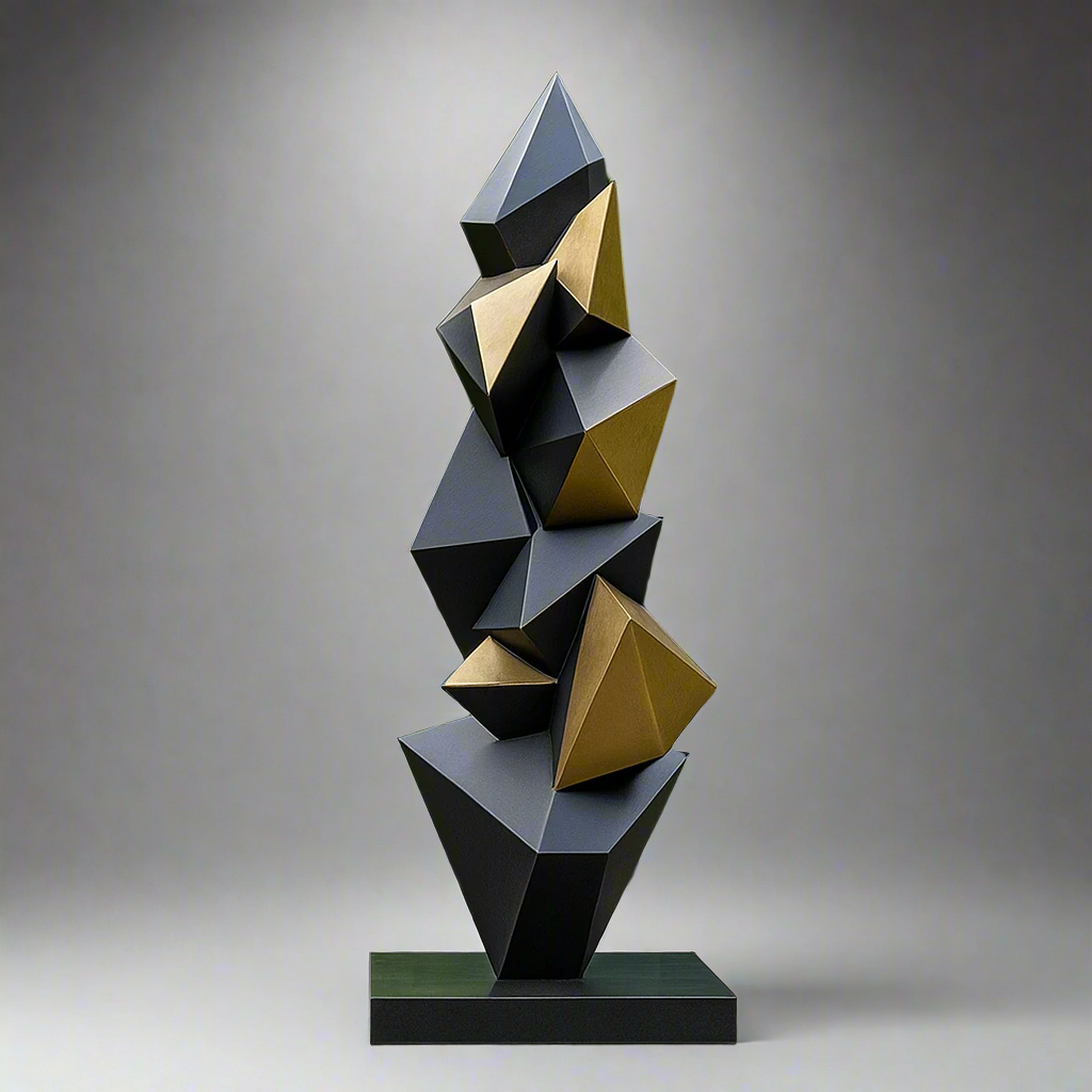 Cubus Large Metal Sculpture for Pool Area (6 Feet)