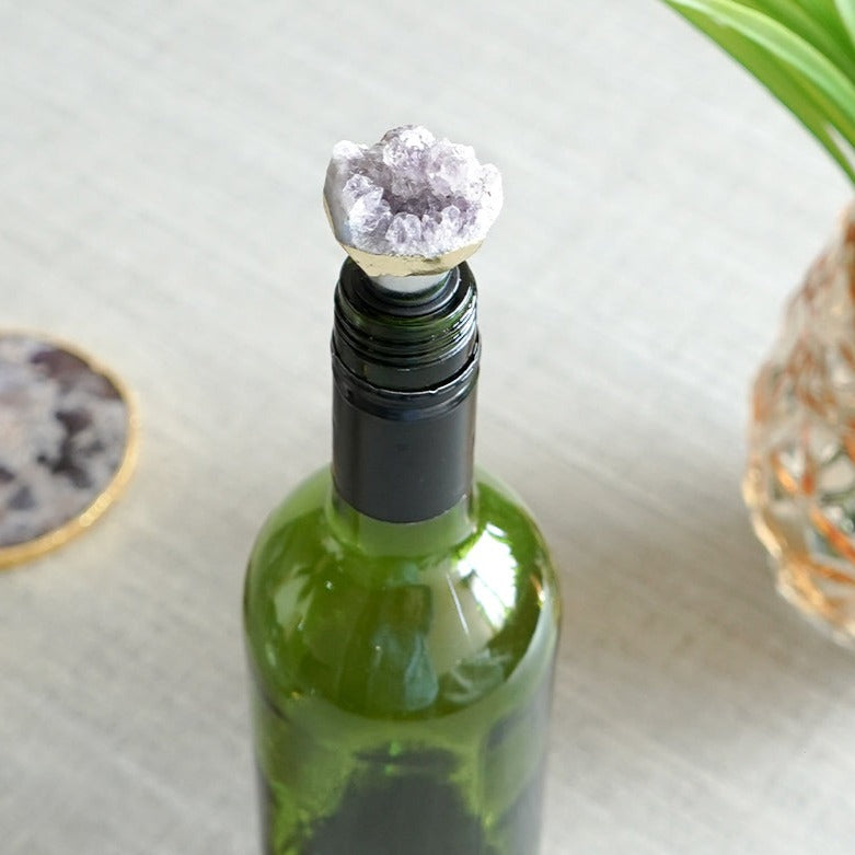 Amethyst wine/bottle stopper