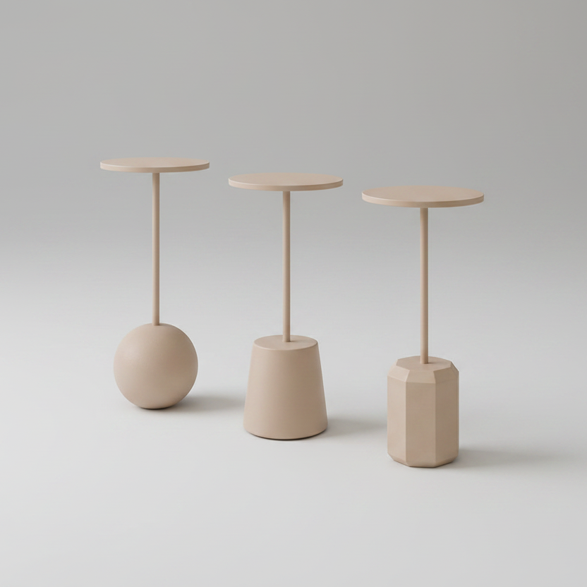 Earthy Orbit Side Table Set (Set of 3)
