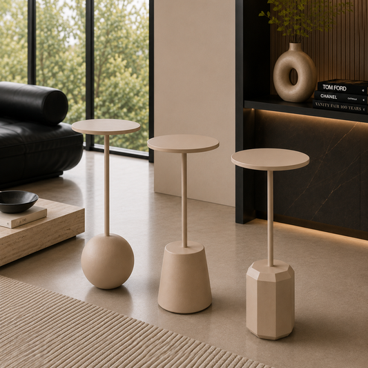Earthy Orbit Side Table Set (Set of 3)