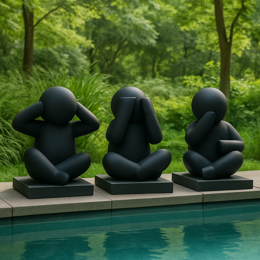 Sophos Pool Side Metal Sculptures ( Set of 3)