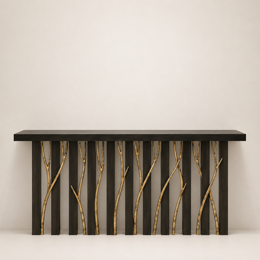 ROOTED FORM - Foundation Metal Console Table