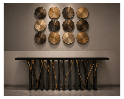 ROOTED FORM - Foundation Metal Console Table