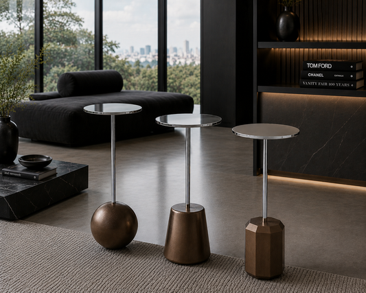 Modern Cocktail Side Table Set (Set of 3)