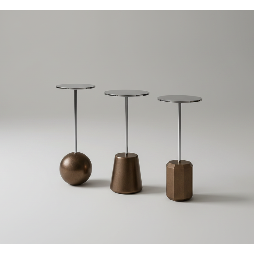 Modern Cocktail Side Table Set (Set of 3)