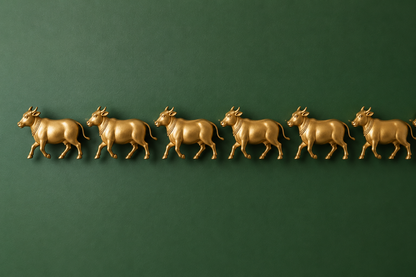NANDI - The Sacred Procession Wall Installation ( Set of 3)