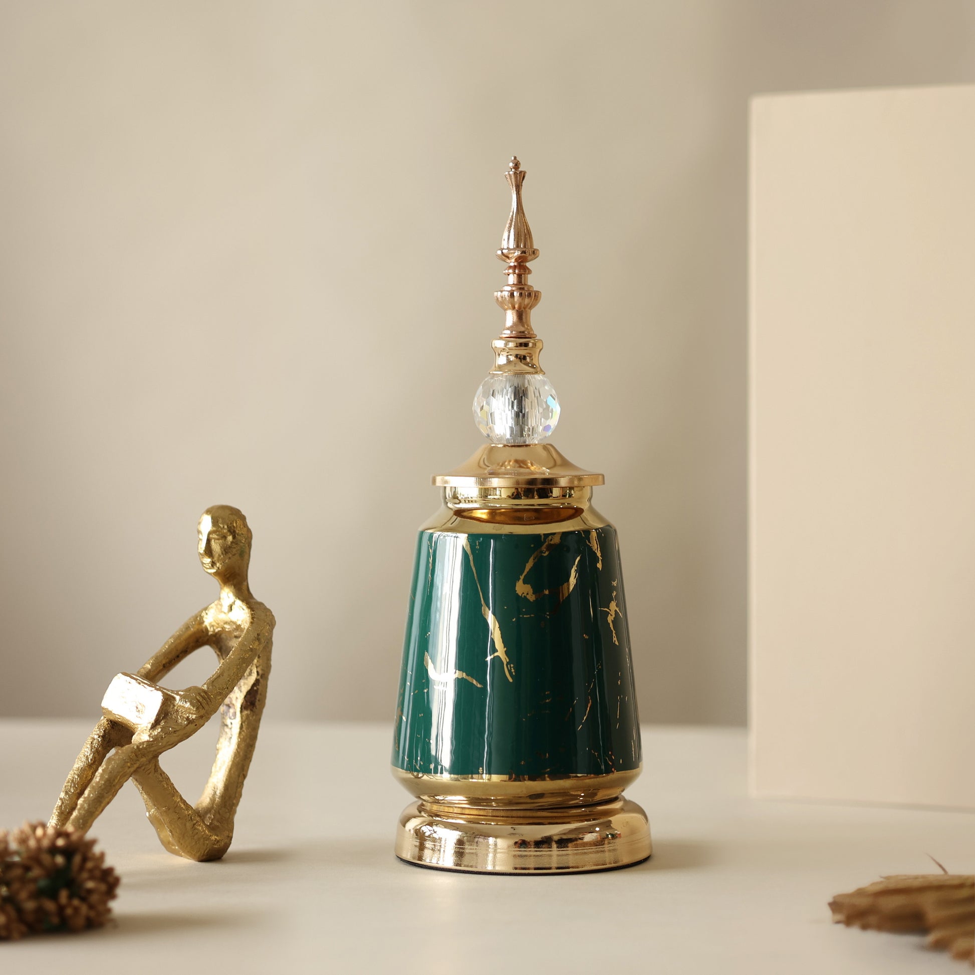 Green Antique Decor Centrepieces 