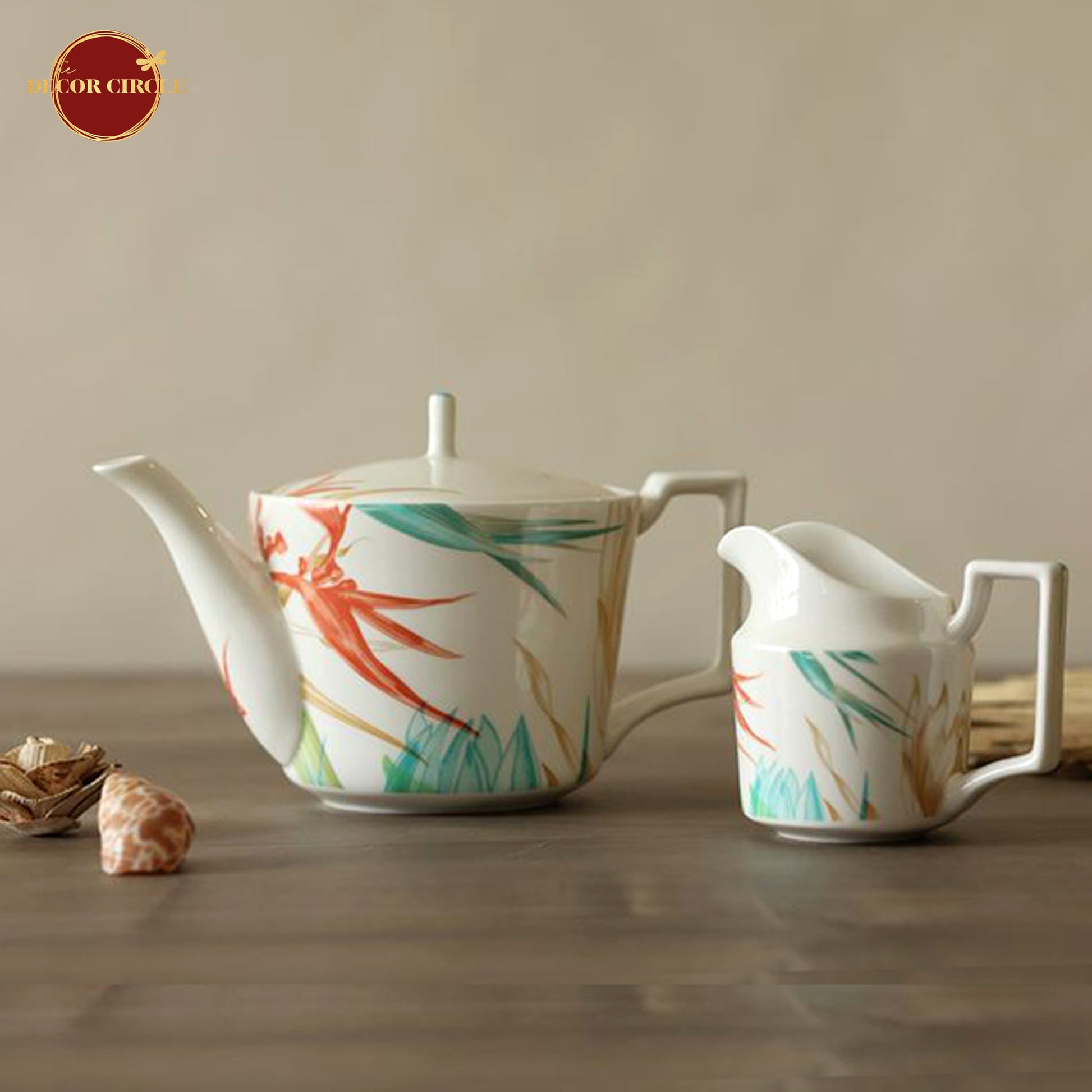 Fabella Rainbow Modern Tea cup set (Set of 15 pcs)