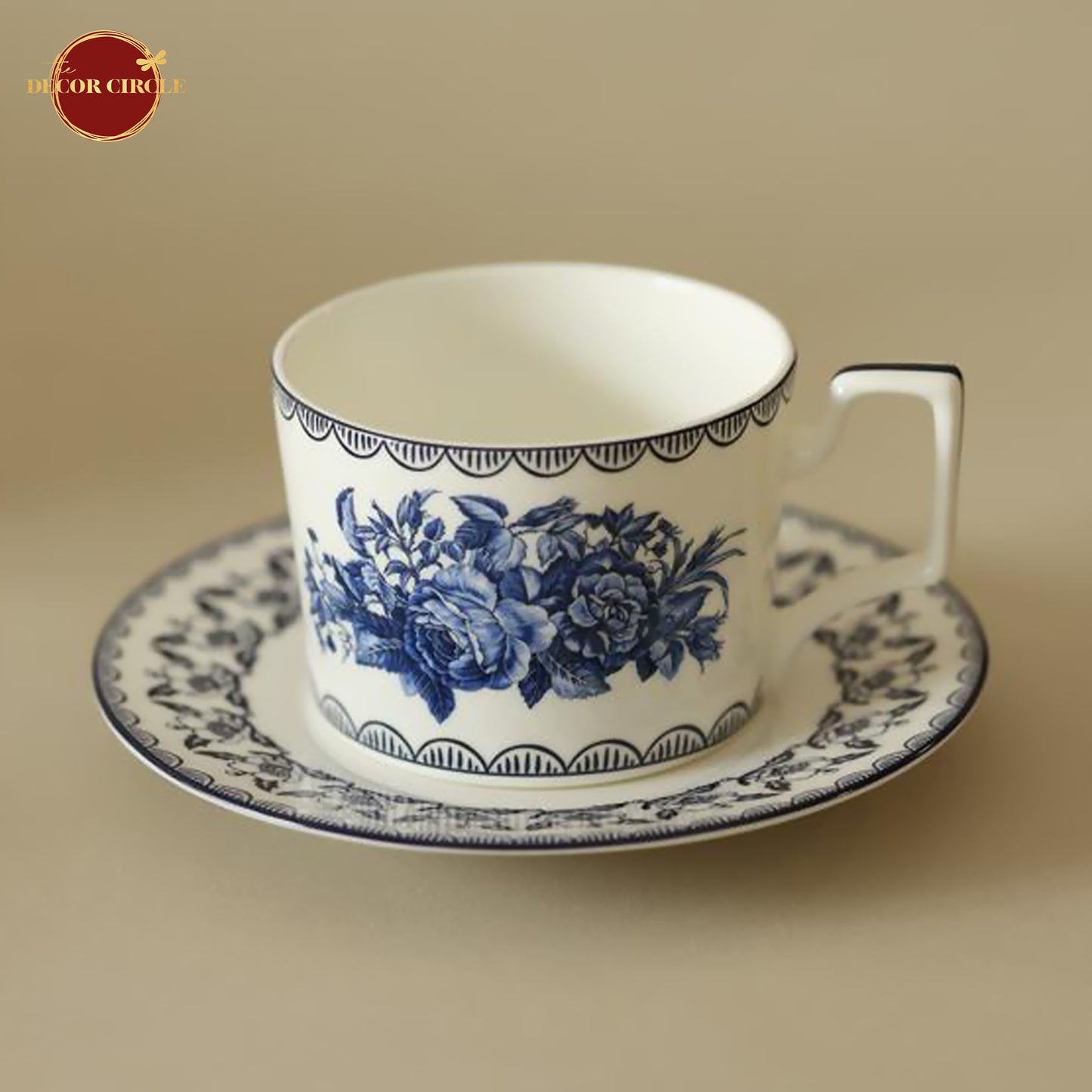 Kheima Blue Paradise Luxury Tea set ( Set of 15 pcs)
