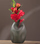 Kheima Black Smokey Glass Vase (Medium)