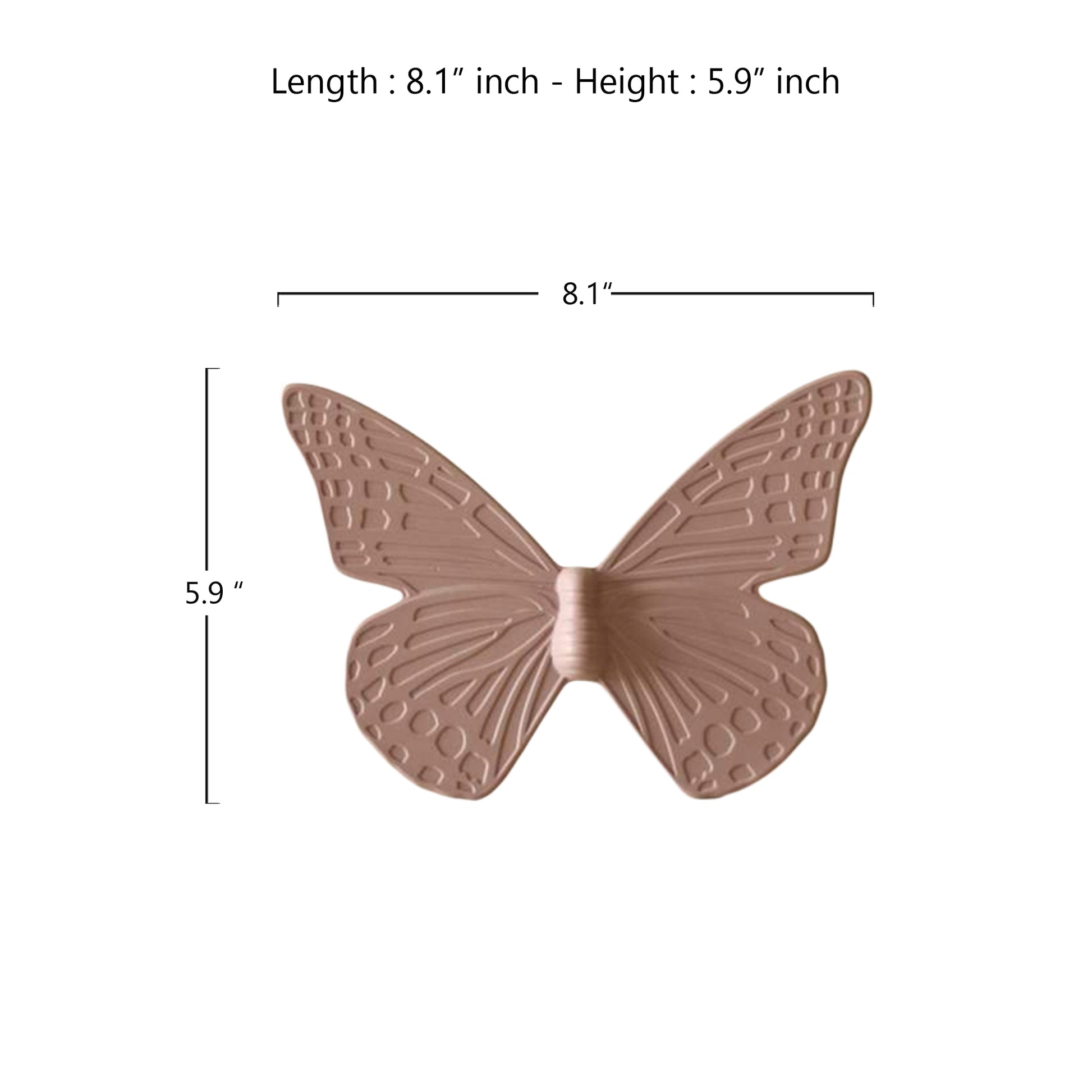 Elysian Pink Butterfly Wall Decor (Set of 2)