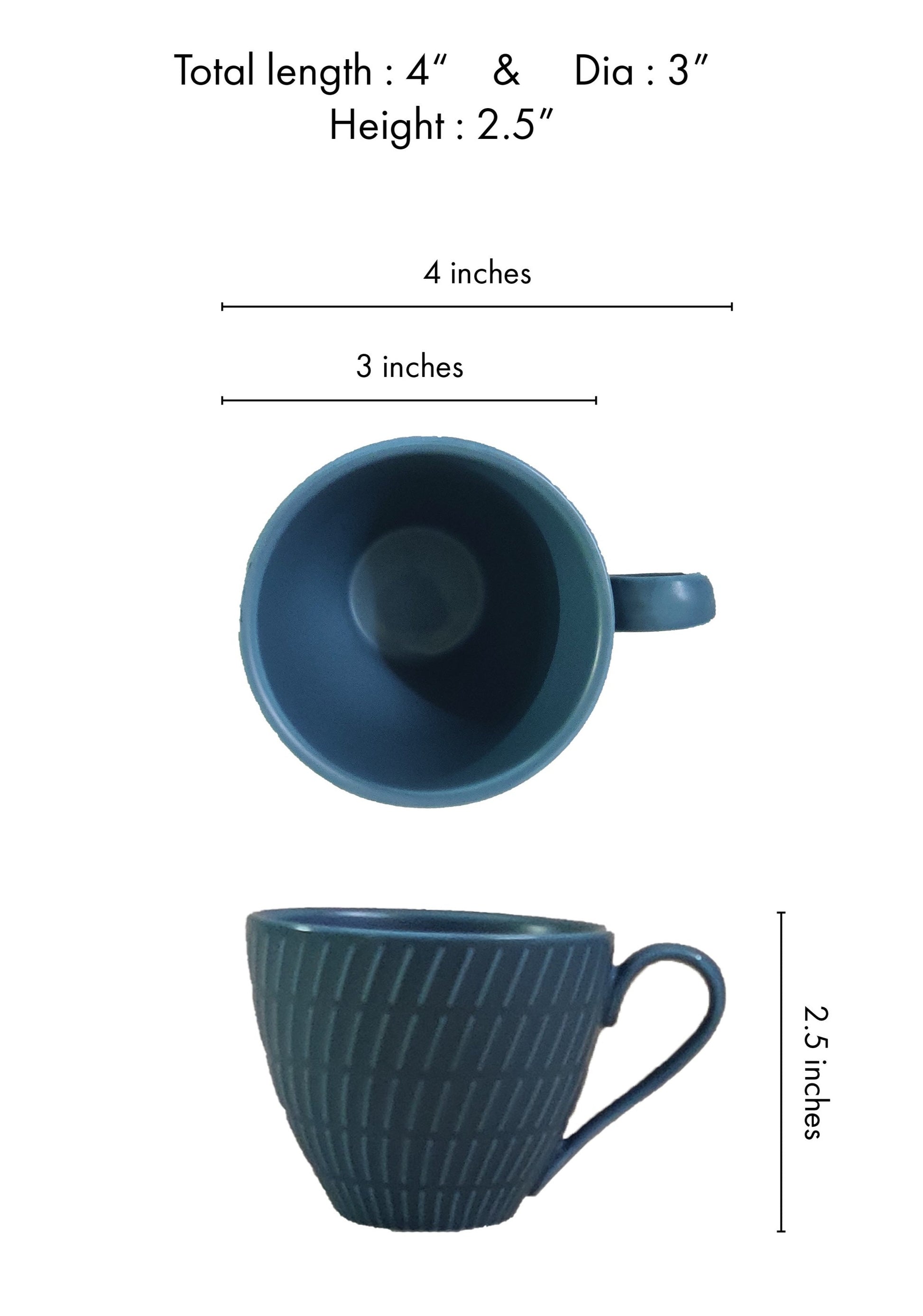Blue Mangata Expresso Coffee cup