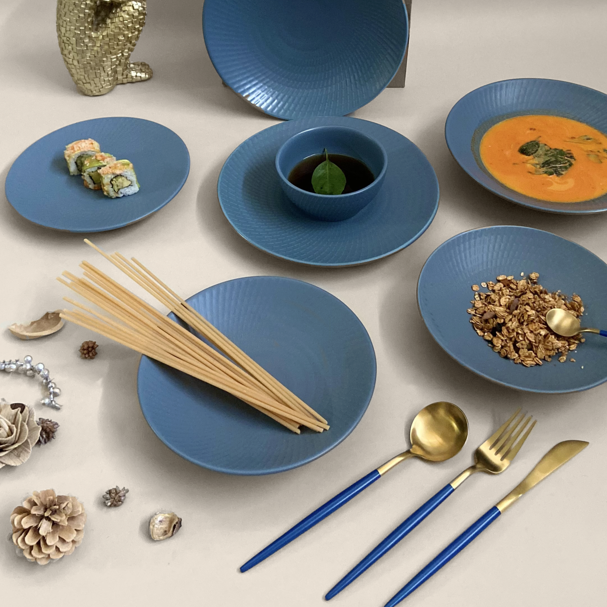 Mangata Blue Ceramic Small Bowl
