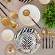 Wedding Ammil Gold leaf Luxury Dinner Set (Set of 27 pcs)