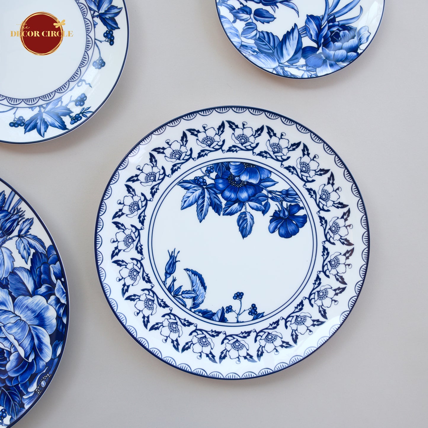 Kheima Blue Paradise Luxury Dinnerset ( Set of 28 pcs)