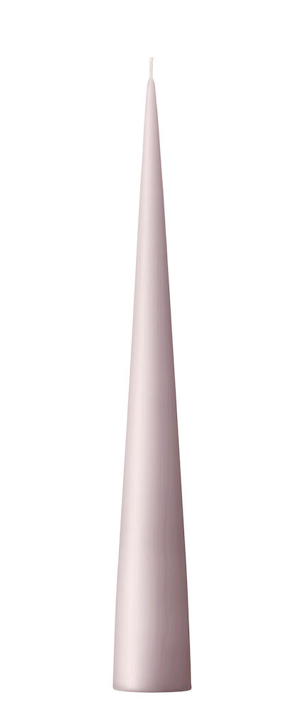Soft Rose Cone candle (23 cm)