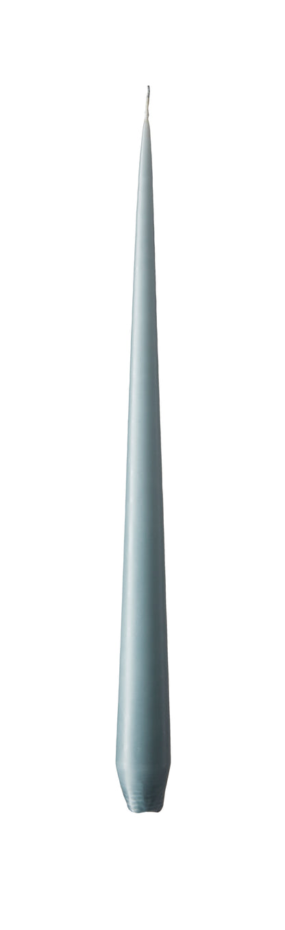 Steel Blue Taper candle (32 cm)