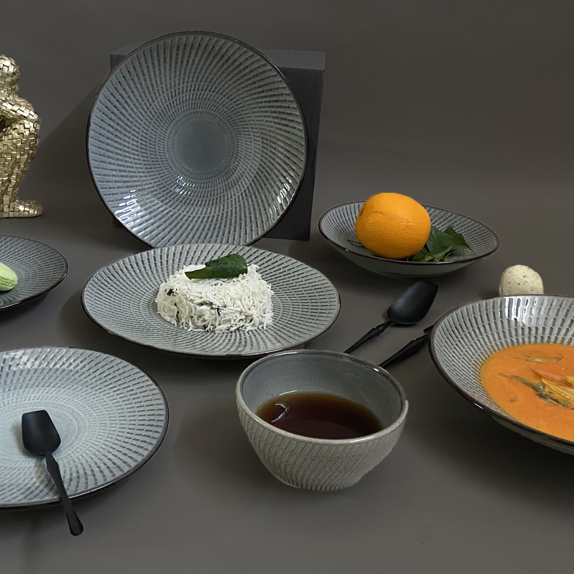 Mangata Grey Ceramic Small Bowl