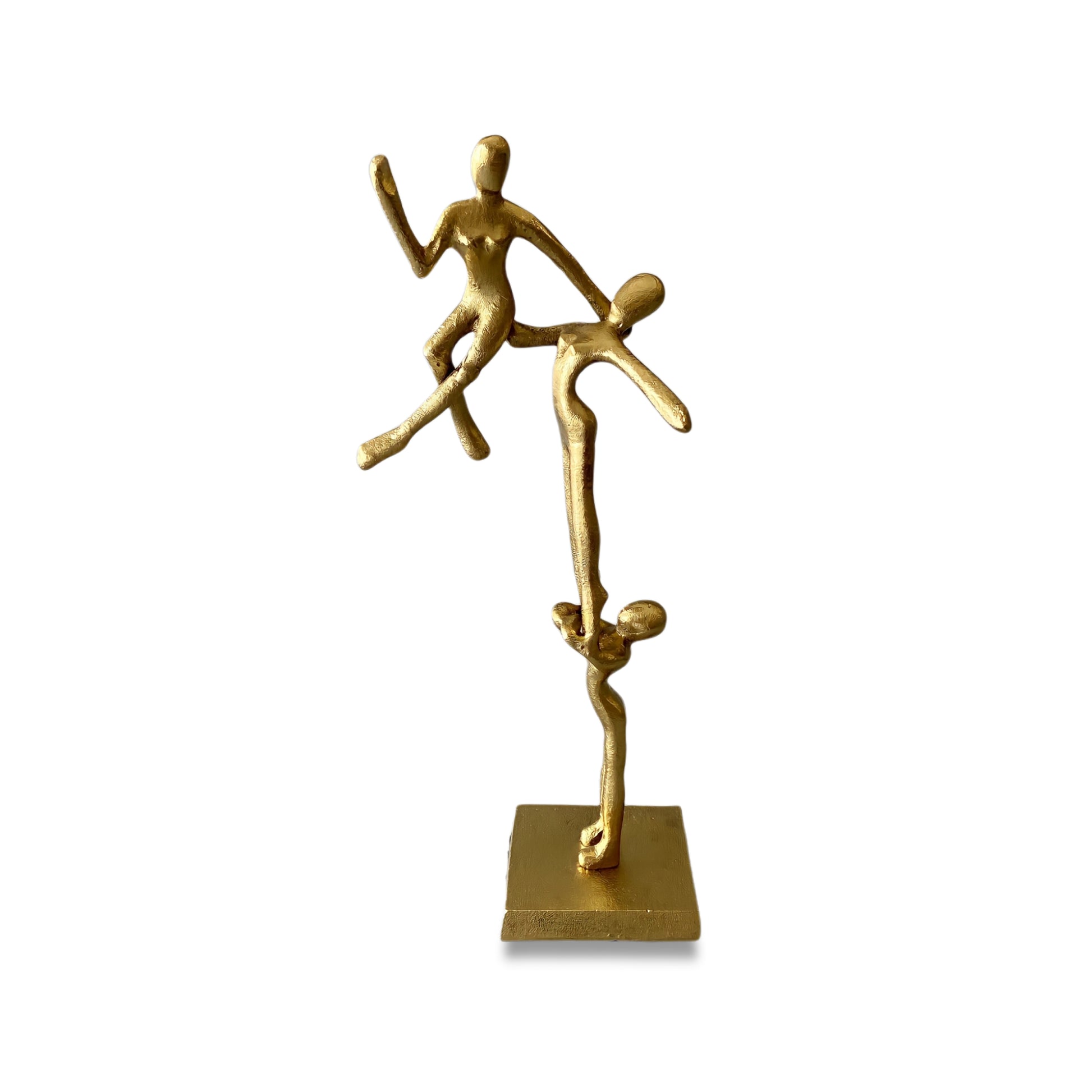 Children Dancing Gold Statue for Home & Office Decor