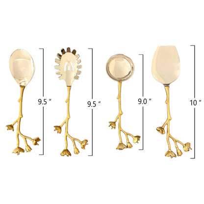 Serveware Blossom Serving Spoons (Set of 4)