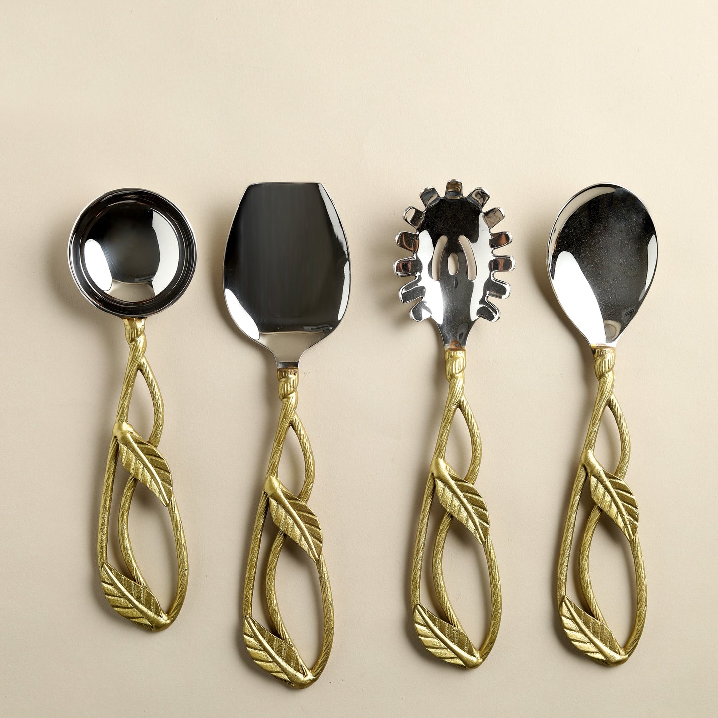 Tableware Petals Serving Spoons (Set of 4)