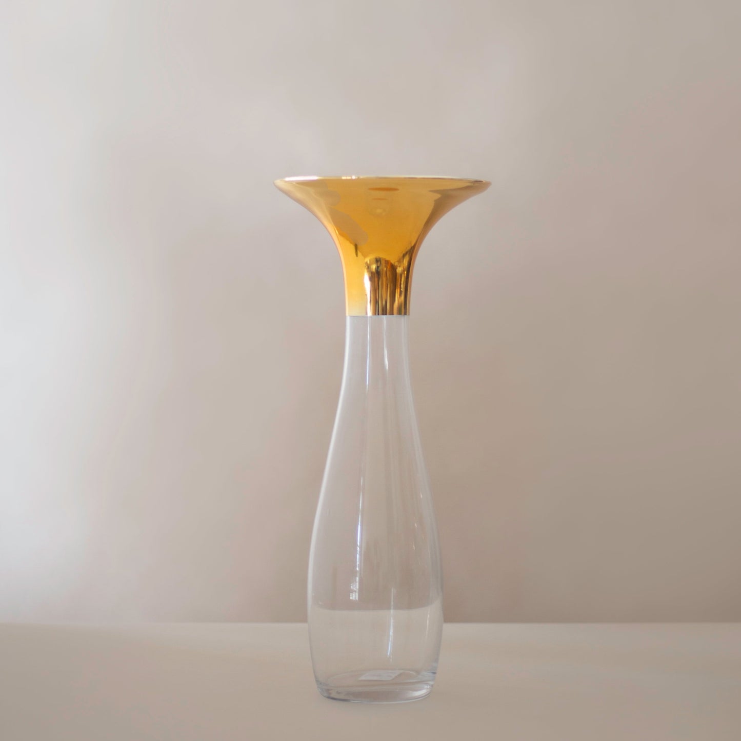 Laetus Golden Glass Vase (Large)