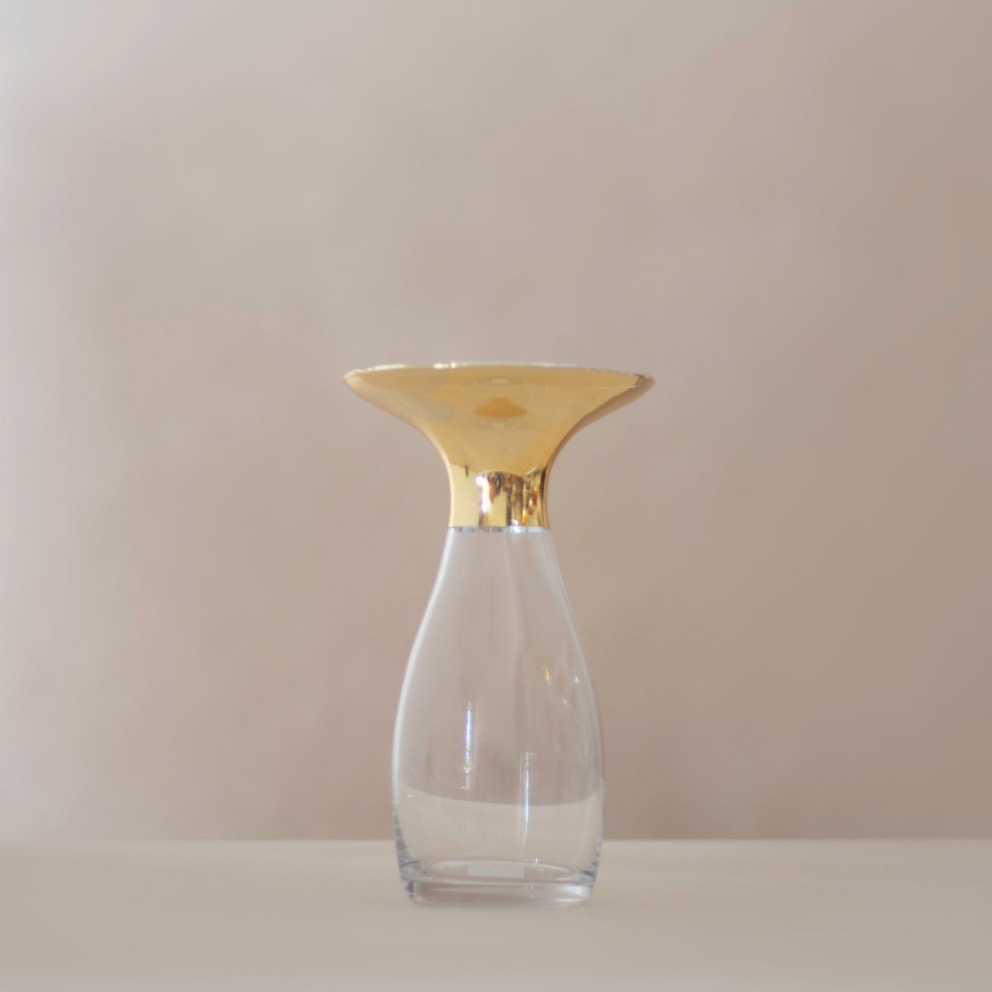 Laetus Gold Glass Vase (Small)