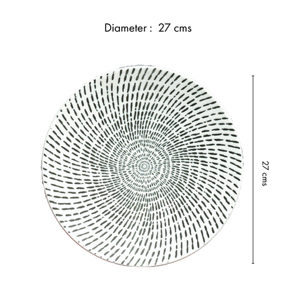 Mangata White Luxury Ceramic Dinnerset (Set of 14 pcs)