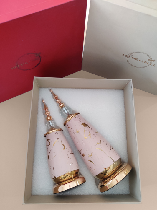 Fabella Pink Decor Jars Gift Box (Set of 2)
