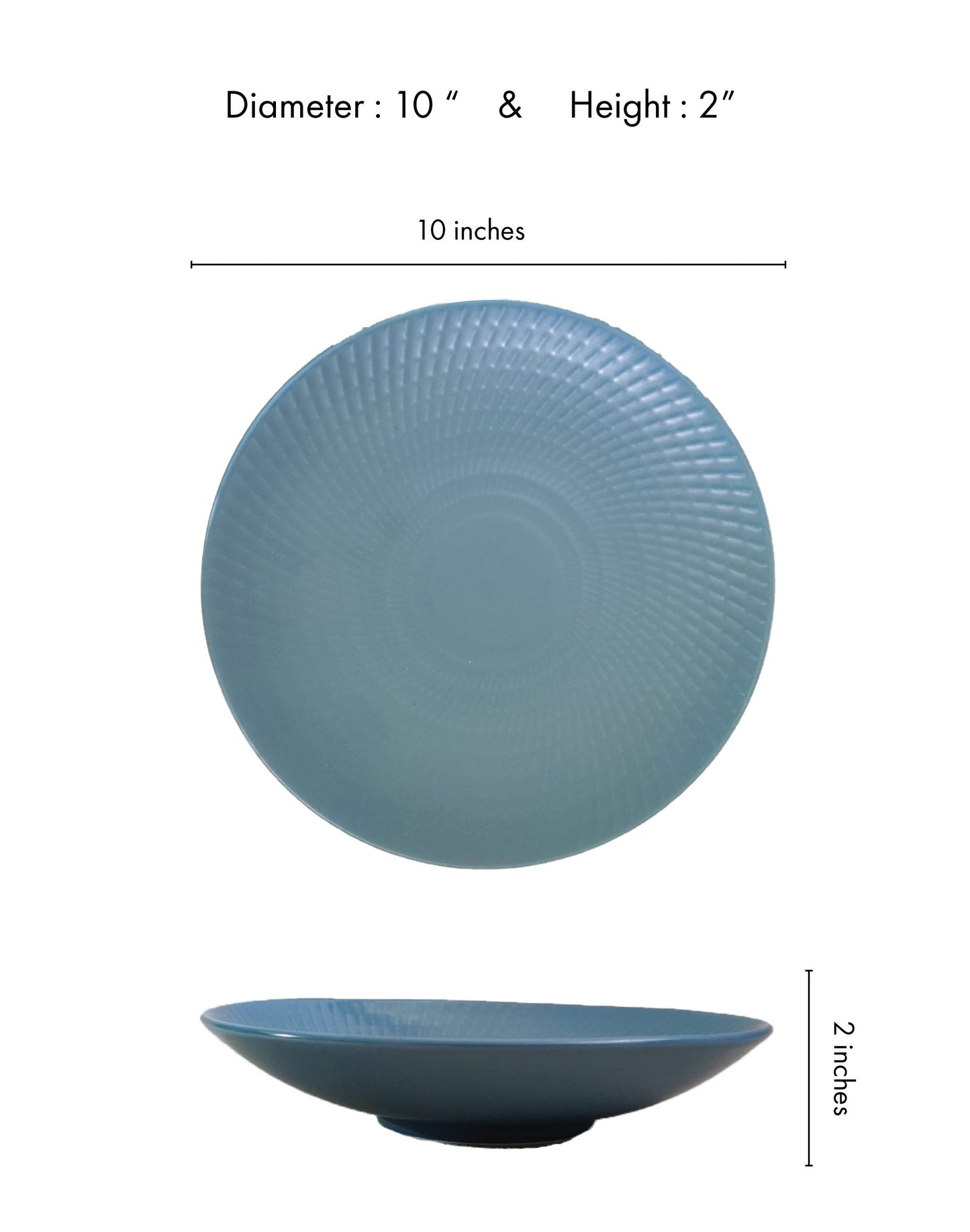 Mangata Blue Ceramic Serving Bowl