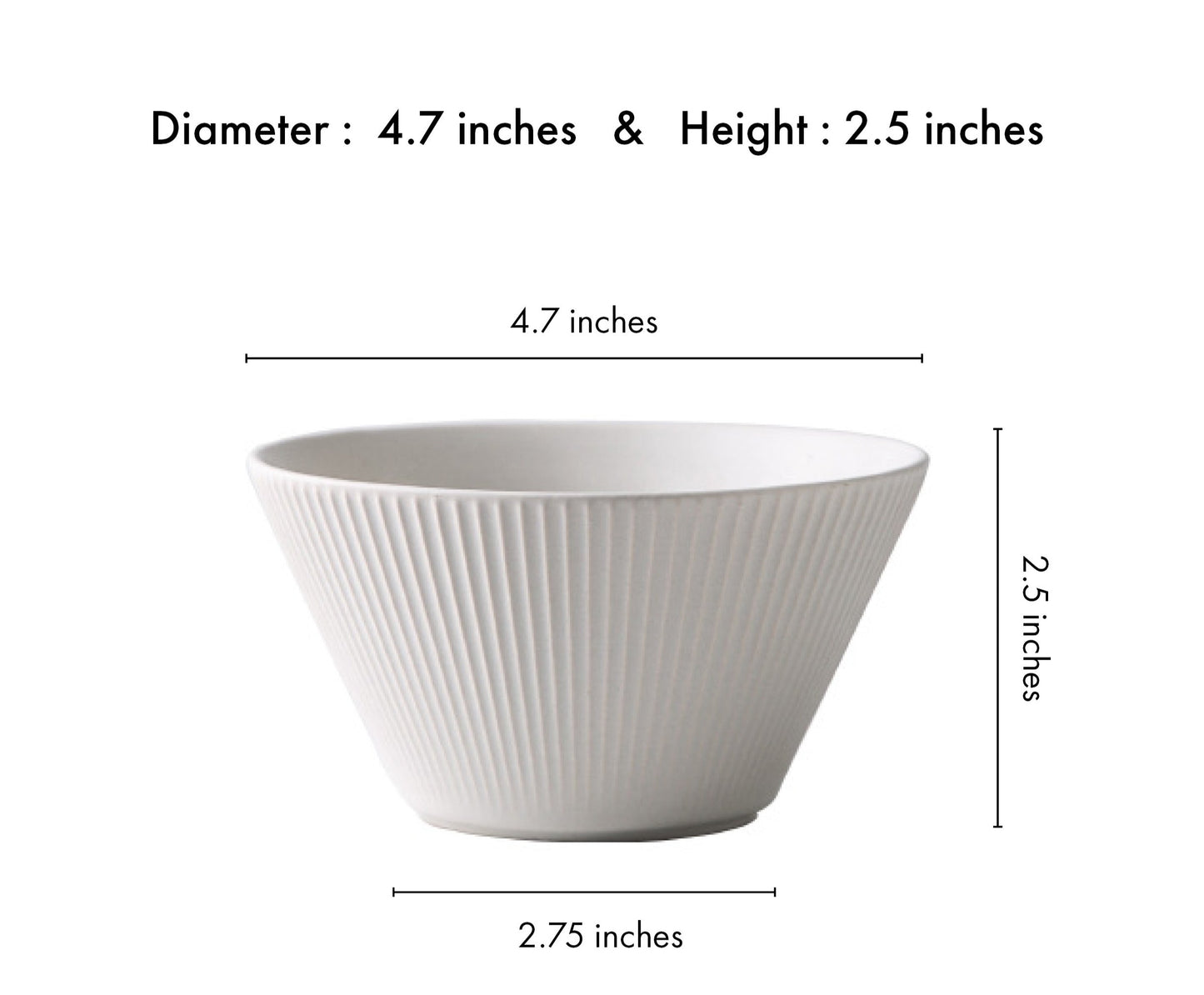 Elysian White Small Bowl