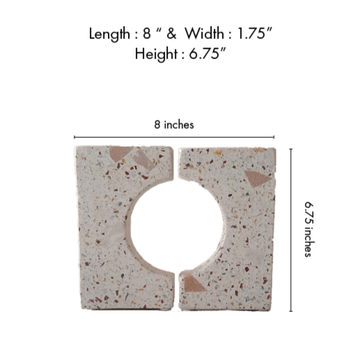 Terrazzo Bookends