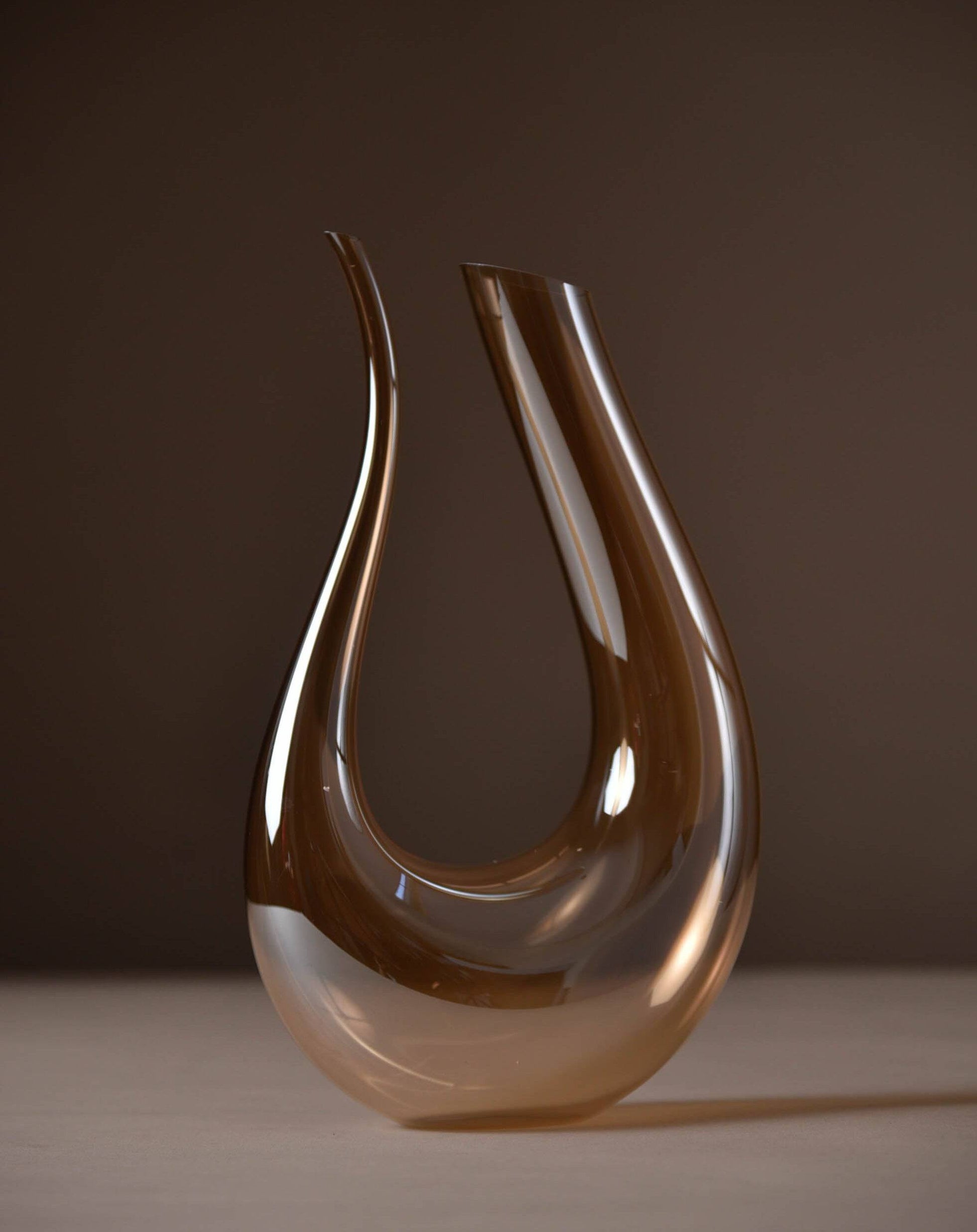 Apricus Amber Wine Decanter