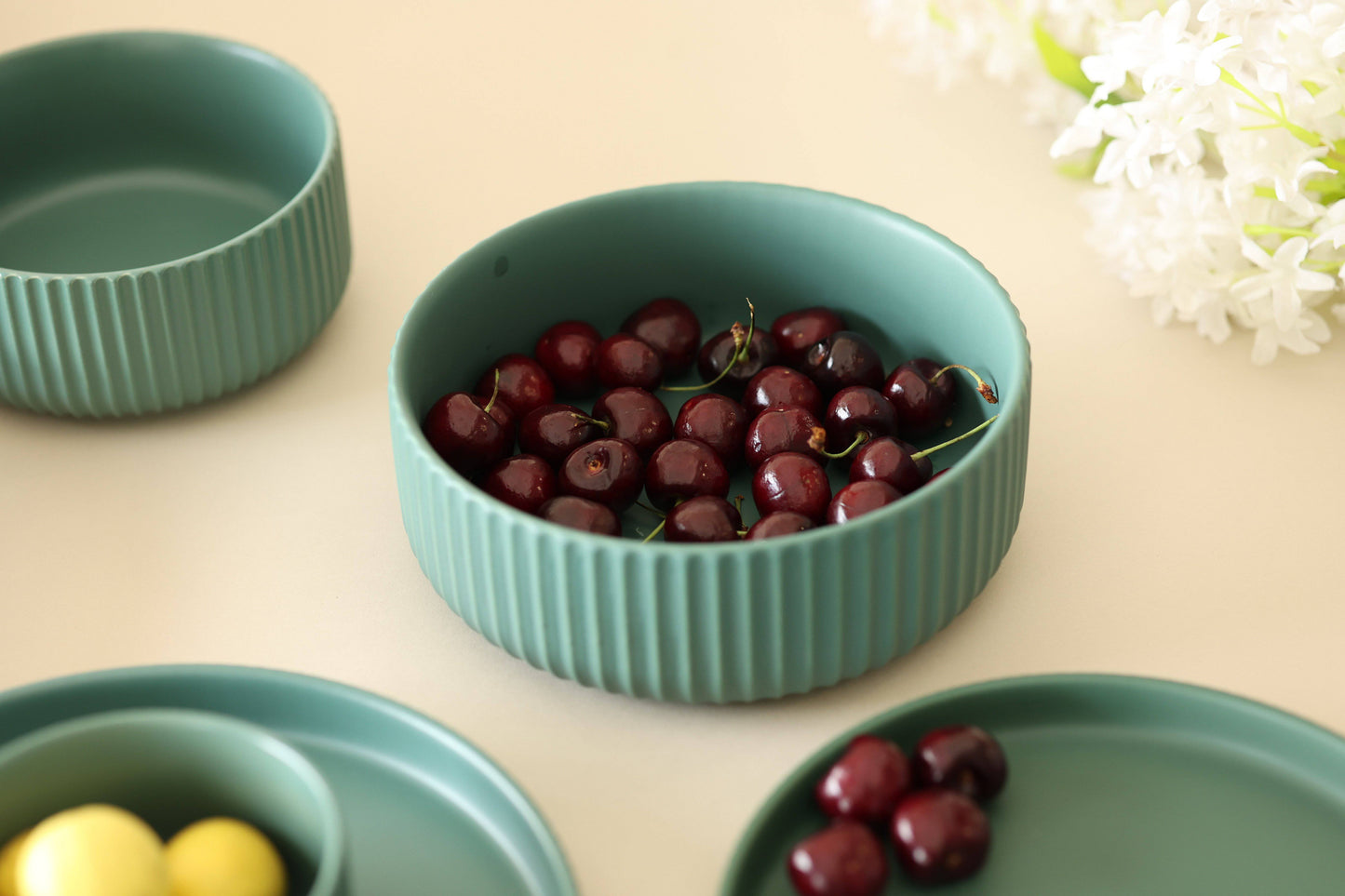 Apricus Green Multipurpose Serving Bowl