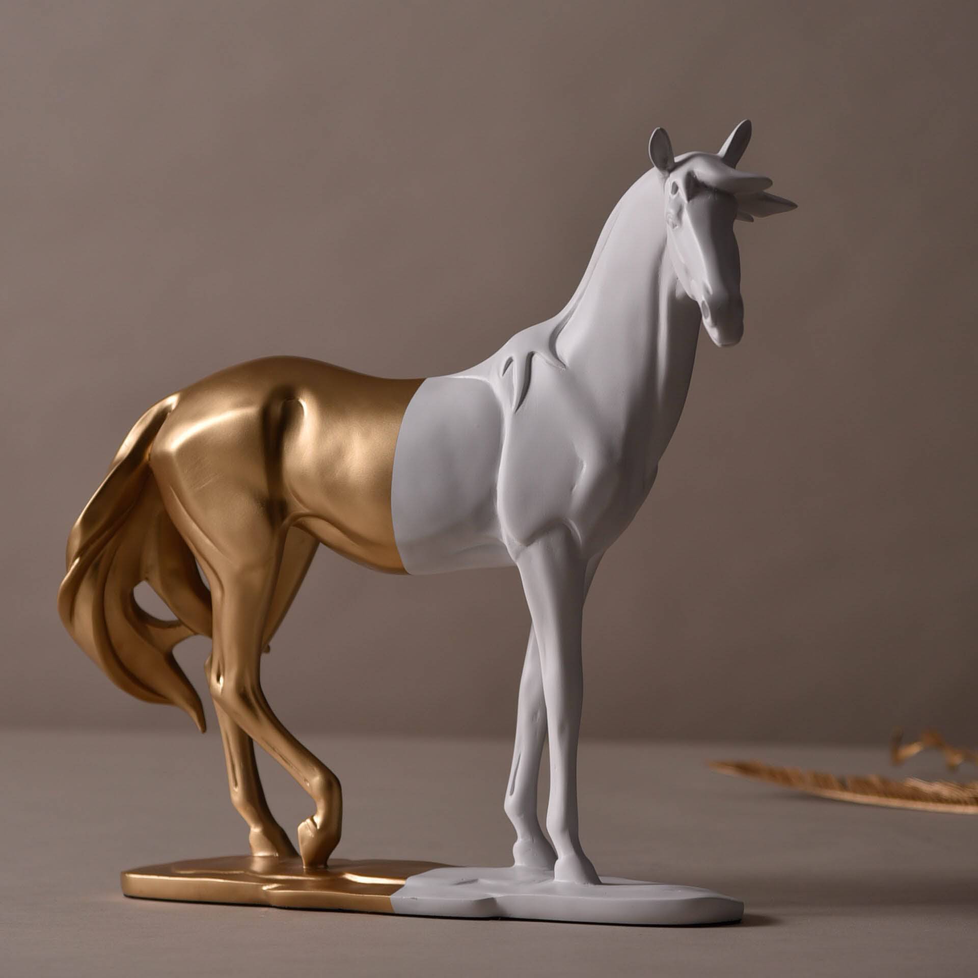Apricus Roman Horse Sculpture
