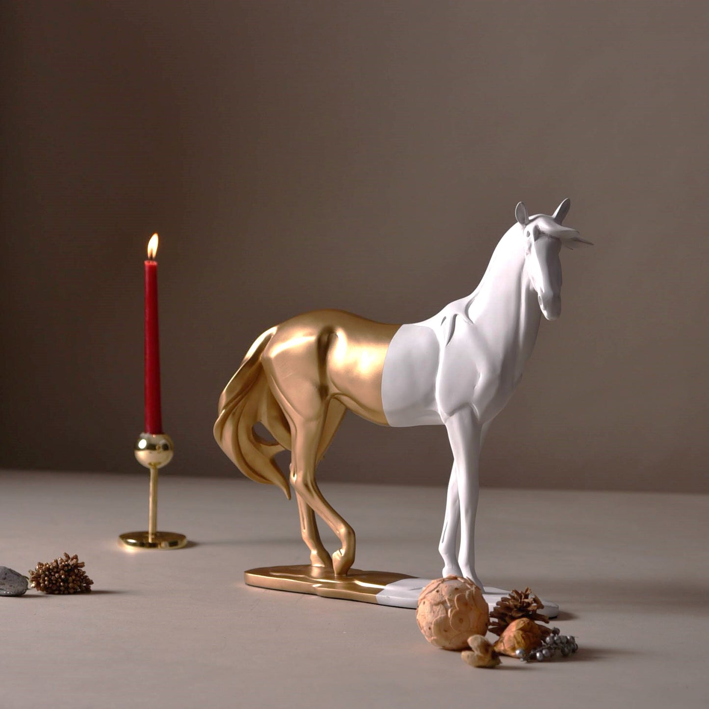 Apricus Roman Horse Sculpture