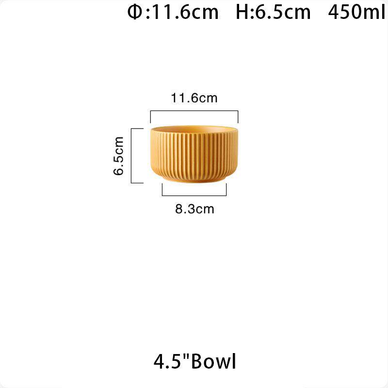 Apricus Yellow Katori Bowl (Set of 2)