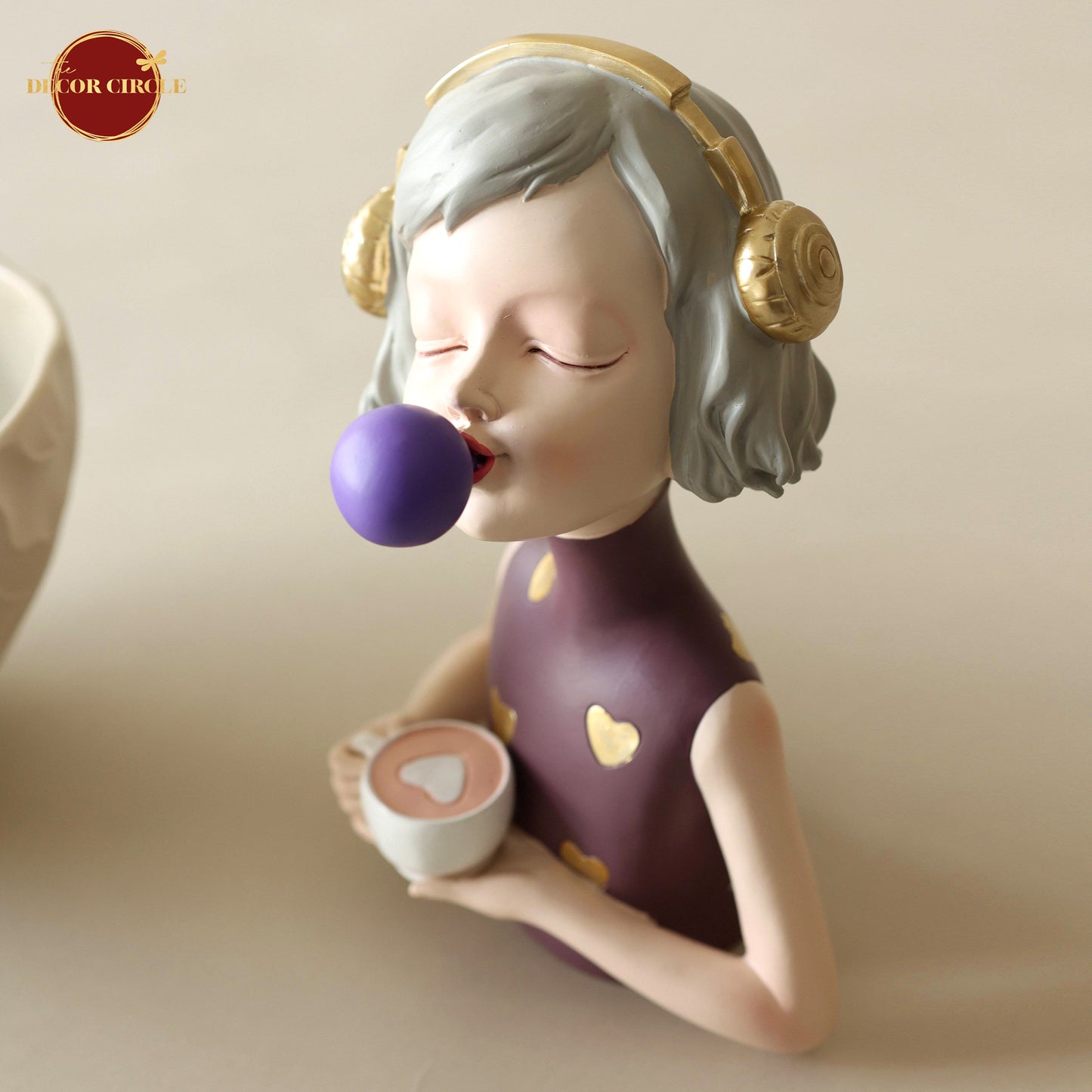 Living Room Coffee Girl Sculpture