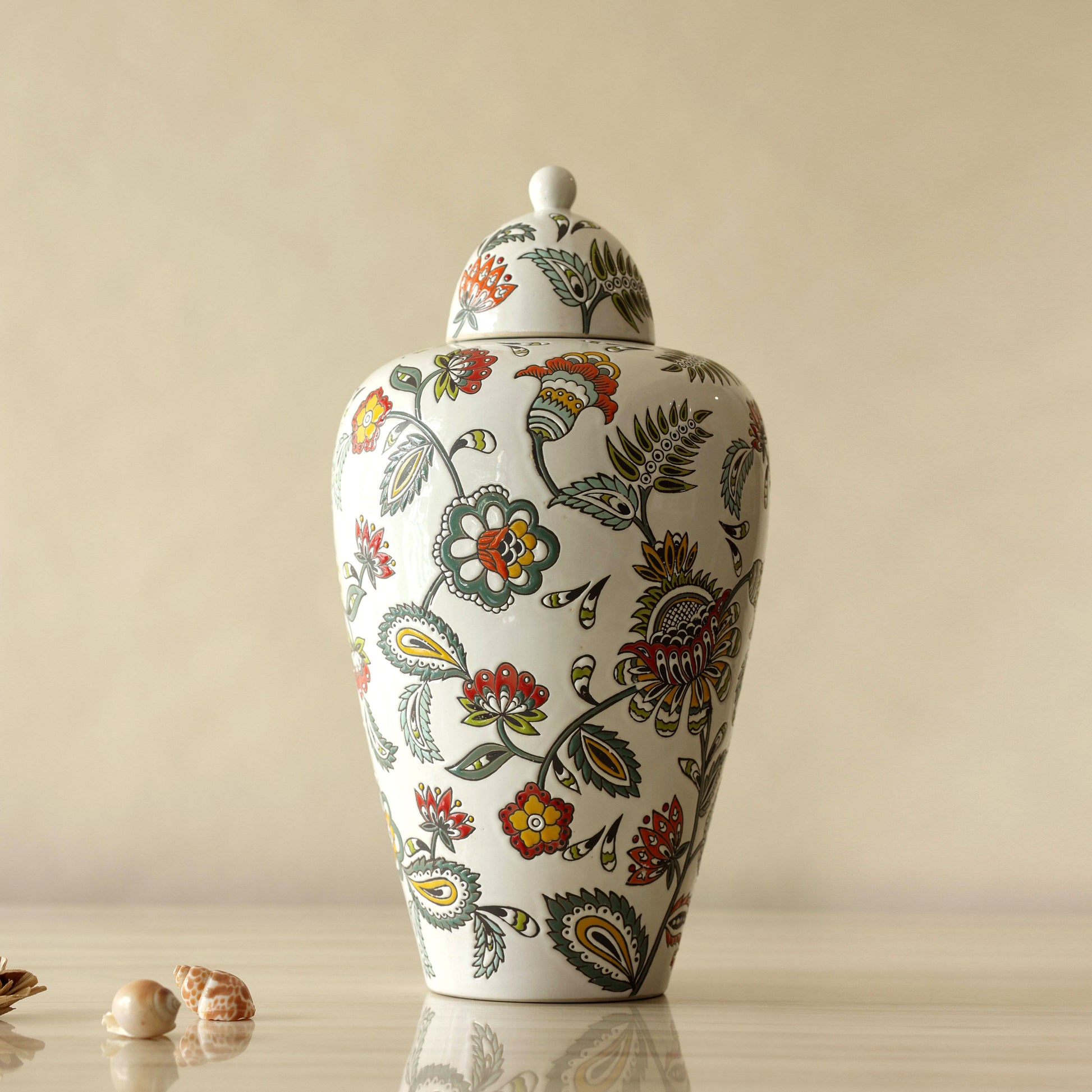 Decor Floral Luxury Jar (Large) | The Decor Circle