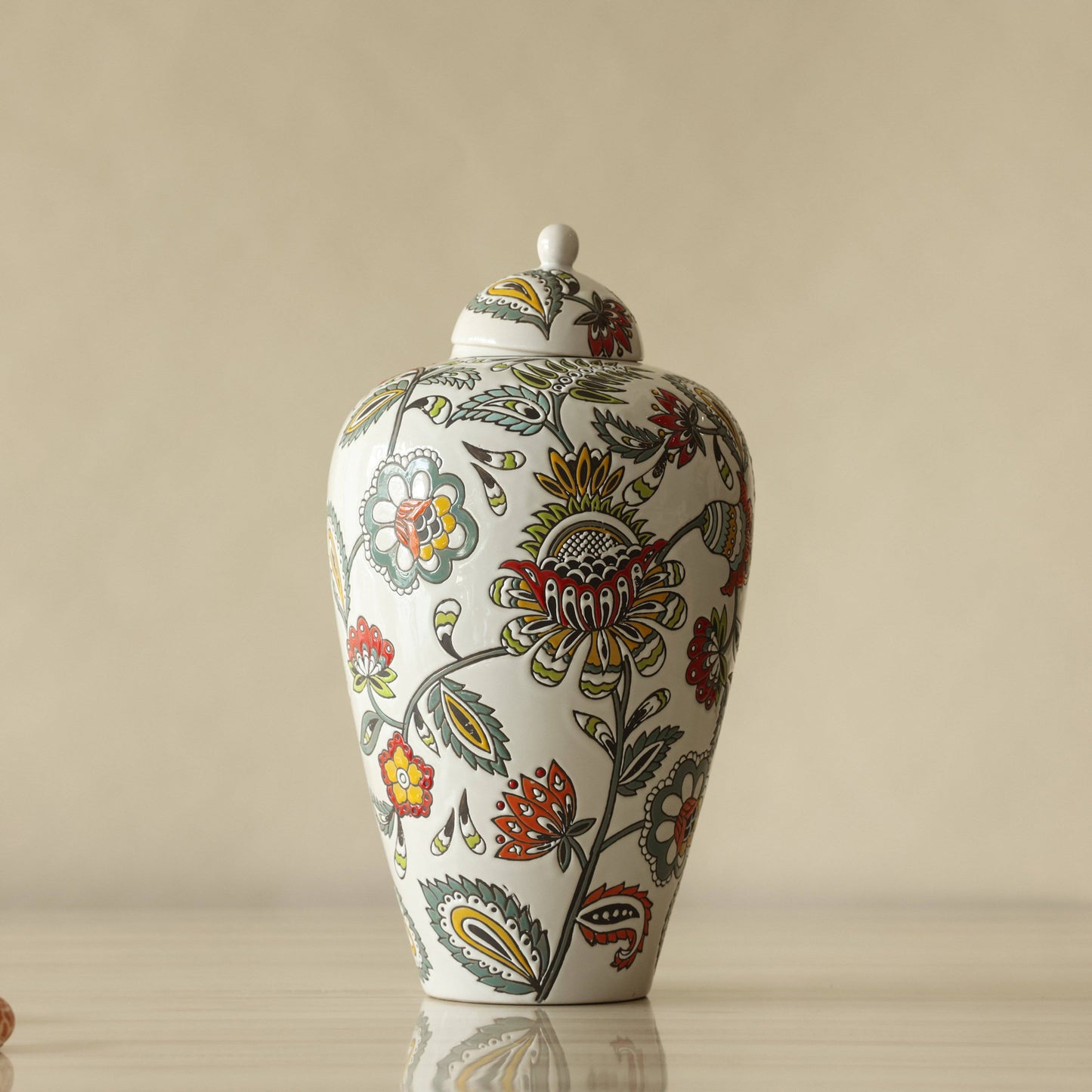 Decor Floral Luxury Jar (Medium) | The Decor Circle