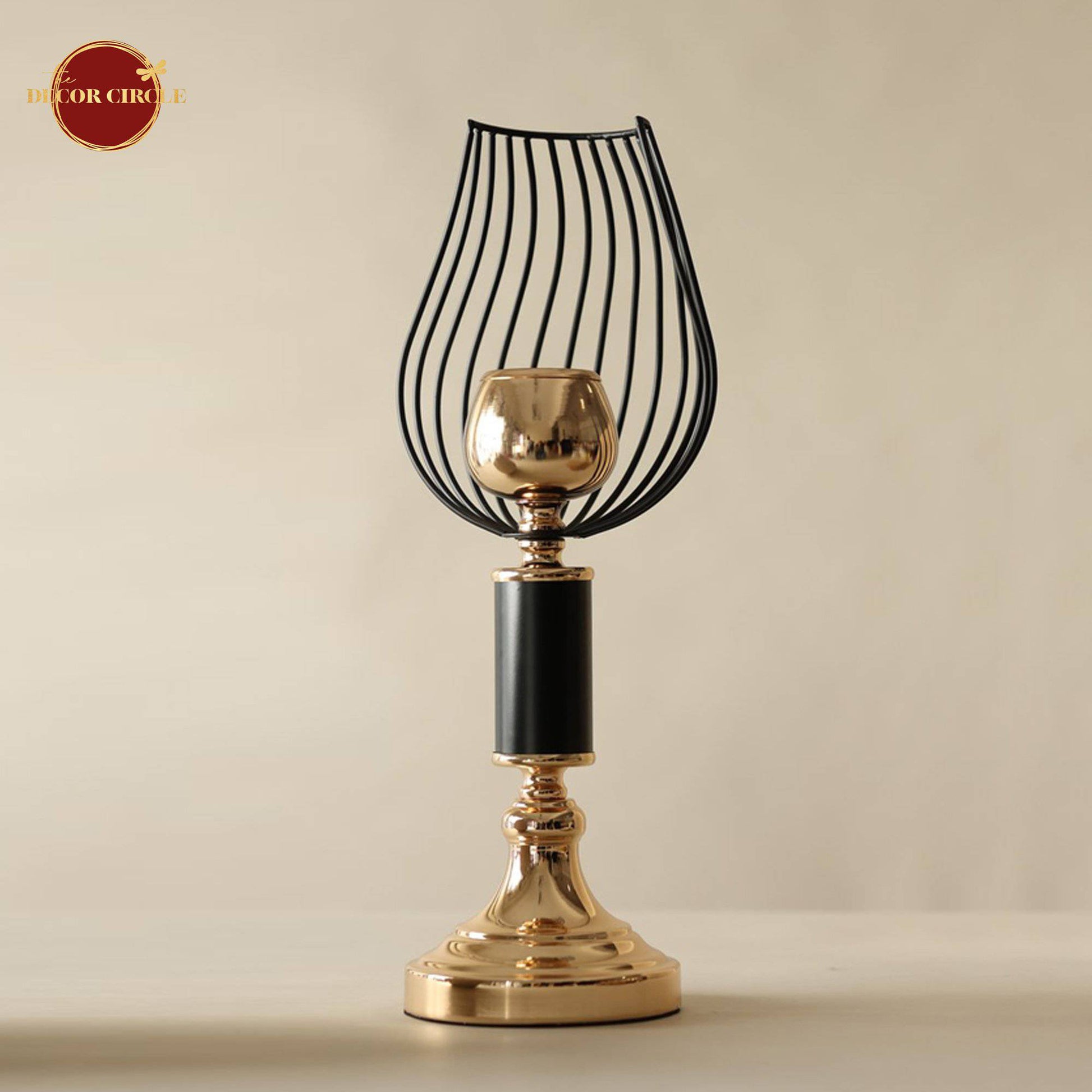 Elysian Gold Decorative Candle Stand (Small)
