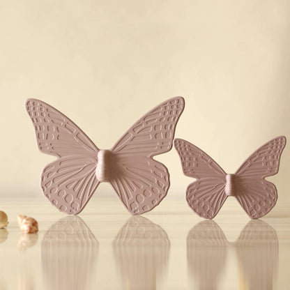 Elysian Pink Butterfly Wall Art (Set of 2)