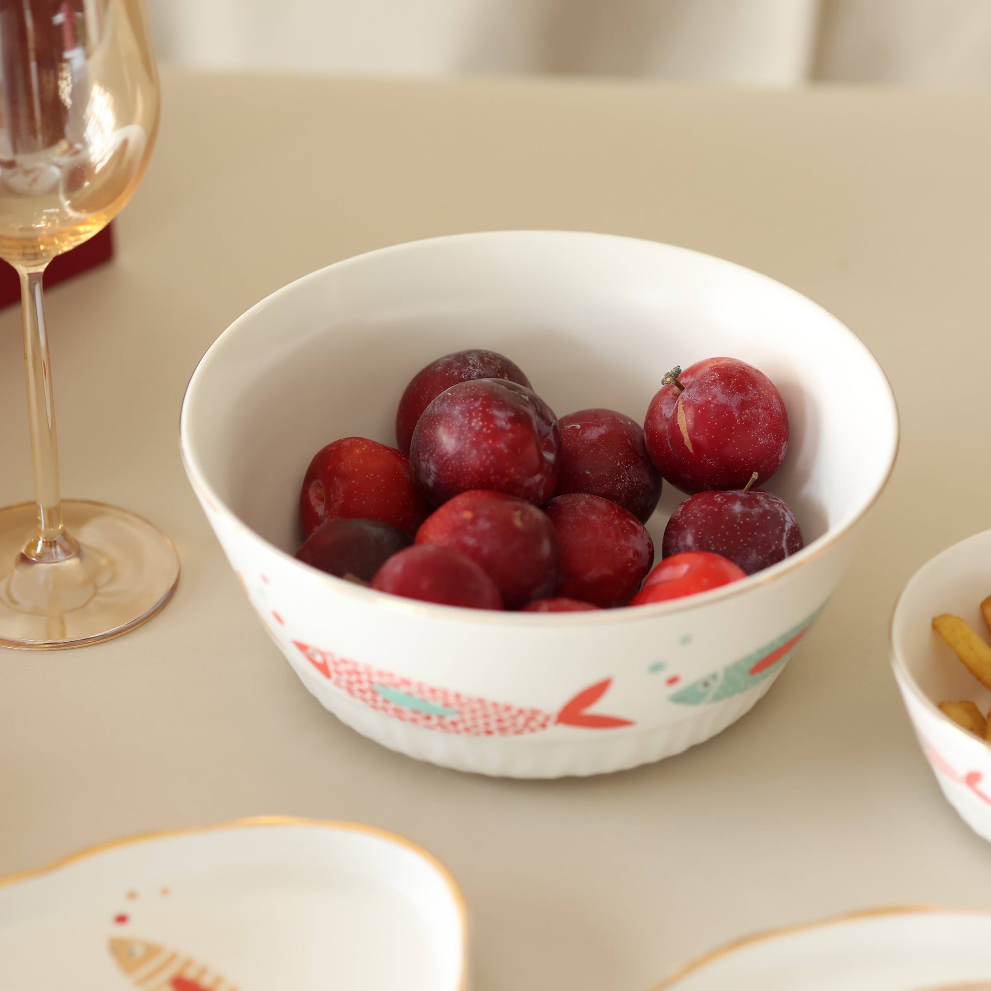 Gezellig Ceramic Large Bowl | Curry Bowl